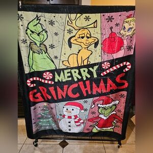 Merry Grinchmas cute 50 in x 60 in super soft blanket